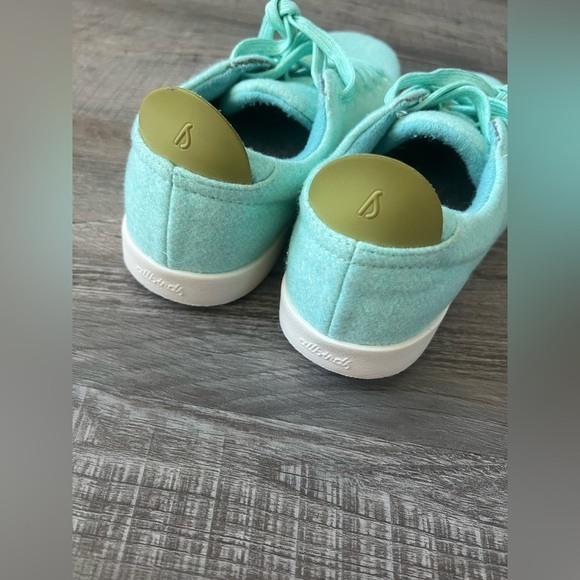 NEW! Allbirds Wool Pipers Buoyant Mint Blizzard 8 Sneakers Run Walk Gym Travel - Picture 6 of 8